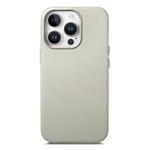 For iPhone 15 Pro Max Electroplated Metal Button Shockproof Phone Case(White)