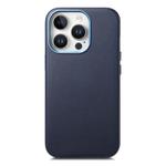 For iPhone 13 Pro Max Electroplated Metal Button Shockproof Phone Case(Dark Blue)