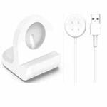 For Google Pixel Watch 3 41 / 45mm Smart Watch Silicone Charging Holder with Charging Cable(White)