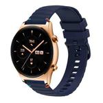 For Honor Watch GS 3 Wavy Dotted Stitched 22mm Silicone Watch Band(Navy Blue)