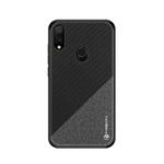 PINWUYO Honors Series Shockproof PC + TPU Protective Case for Xiaomi Play / Redmi 7 Pro(Black)