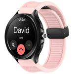 For Xiaomi Watch 2 Pro Window Blind Magnetic Buckle 22mm Silicone Watch Band(Pink)