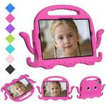 For Xiaomi Redmi Pad 2 /SE 11 2025 Octopus Style EVA Hybrid PC Shockproof Tablet Case with Strap(Rose Red)