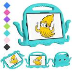For Xiaomi Redmi Pad 2 /SE 11 2025 Octopus Style EVA Hybrid PC Shockproof Tablet Case with Strap(Glacial Green)