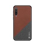 PINWUYO Honors Series Shockproof PC + TPU Protective Case for Xiaomi Mi 9 SE(Brown)