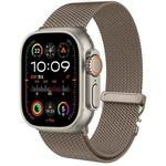 For Apple Watch 10 46mm Mech Milan Metal Mesh Watch Band(Guangfang Gold)