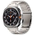 For Samsung Galaxy Watch Ultra 47mm Titanium Alloy Metal Watch Band(Titanium Color)