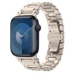 For Apple Watch Series 9 45mm Pathfinder Stainless Steel Metal Watch Band(Titanium Color)