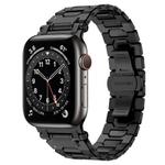 For Apple Watch Series 6 44mm Pathfinder Stainless Steel Metal Watch Band(Black)