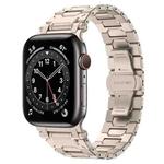 For Apple Watch Series 6 44mm Pathfinder Stainless Steel Metal Watch Band(Titanium Color)