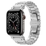 For Apple Watch Series 6 44mm Pathfinder Stainless Steel Metal Watch Band(Silver)