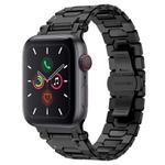 For Apple Watch Series 4 44mm Pathfinder Stainless Steel Metal Watch Band(Black)