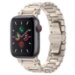 For Apple Watch Series 4 44mm Pathfinder Stainless Steel Metal Watch Band(Titanium Color)