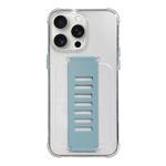 For iPhone 15 Pro Transparent Wristband Shockproof TPU Phone Case(Green)