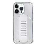 For iPhone 13 Pro Transparent Wristband Shockproof TPU Phone Case(white)