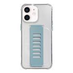 For iPhone 11 Transparent Wristband Shockproof TPU Phone Case(Green)