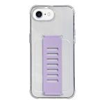 For iPhone 7 / 8 / SE 2022 Transparent Wristband Shockproof TPU Phone Case(Purple)