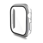 For Apple Watch Series 10 46mm ENKAY Hat-Prince PC Tempered Glass Film Integrated Watch Case(Silver)