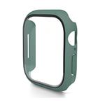 For Apple Watch Series 10 42mm ENKAY Hat-Prince PC Tempered Glass Film Integrated Watch Case(Dark Green)