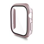 For Apple Watch Series 10 42mm ENKAY Hat-Prince PC Tempered Glass Film Integrated Watch Case(Rose Gold)