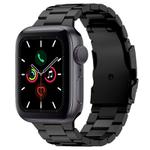 For Apple Watch Series 5 40mm Three Beads Titanium Alloy Metal Watch Band(Black)