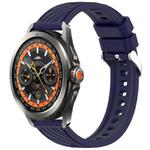 For Xiaomi Watch S4 Sport Stripe Texture 22mm Silicone Watch Band(Midnight Blue)