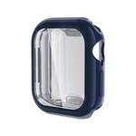 For Apple Watch Series 10 46mm Full Coverage TPU Electroplated Watch Case(Midnight Blue)