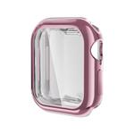 For Apple Watch Series 10 42mm Full Coverage TPU Electroplated Watch Case(Pink)