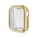 For Apple Watch Series 10 42mm Full Coverage TPU Electroplated Watch Case(Gold)