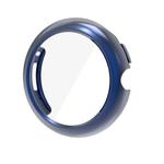 For Google Pixel Watch 3 41mm ENKAY Hat-Prince Full Coverage Electroplated Soft TPU Case with Screen Protection(Midnight Blue)