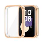 For Honor Band 9 ENKAY Hat-Prince Full Coverage Electroplated Soft TPU Case with Screen Protection(Rose Gold)