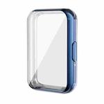 For Samsung Galaxy Fit3 ENKAY Hat-Prince Full Coverage Electroplated Soft TPU Case with Screen Protection(Navy Blue)