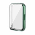 For Samsung Galaxy Fit3 ENKAY Hat-Prince Full Coverage Electroplated Soft TPU Case with Screen Protection(Dark Green)