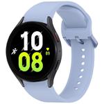 For Samsung Galaxy Watch 5 40 / 44mm Solid Color Colorful Buckle Quick Release Silicone Watch Band(Light Blue)