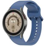 For Samsung Galaxy Watch 5 Pro Solid Color Colorful Buckle Quick Release Silicone Watch Band(Blue)