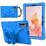 For Lenovo Tab M11 / Xiaoxin Pad 11 2024 Butterfly Bracket EVA Shockproof Tablet Case(Blue)