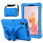 For Lenovo Tab M8 TB-8505F 8.0 / TB-8705N Butterfly Bracket EVA Shockproof Tablet Case(Blue)