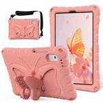 For Lenovo Tab M9 TB-310XU 2023 Butterfly Bracket EVA Shockproof Tablet Case(Pink Orange)