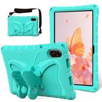 For Honor Pad X9 Butterfly Bracket EVA Shockproof Tablet Case(Mint Green)