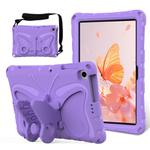 For Honor Pad X6 / Enjoy Tablet 2 Butterfly Bracket EVA Shockproof Tablet Case(Light Purple)