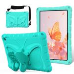 For Amazon Kindle Fire Max 11 2023 Butterfly Bracket EVA Shockproof Tablet Case(Mint Green)