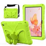 For Amazon Kindle Fire HD8 /8 Plus 2020/2022 Butterfly Bracket EVA Shockproof Tablet Case(Grass Green)