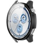 For Huawei Watch GT 5 46mm Tempered Glass Film Integrated PC Watch Protective Case(Glossy Black)