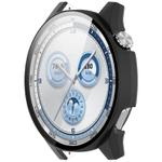 For Huawei Watch GT 5 46mm Tempered Glass Film Integrated PC Watch Protective Case(Matte Black)