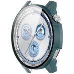 For Huawei Watch GT 5 46mm Tempered Glass Film Integrated PC Watch Protective Case(Pine Green)