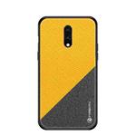PINWUYO Honors Series Shockproof PC + TPU Protective Case for OnePlus 7(Yellow)