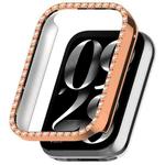 For Xiaomi Mi Band 8 Pro Diamond PC Half Coverage Watch Protective Case(Rose Gold)