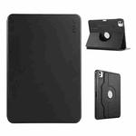 For iPad Pro 13 2024 ENKAY 360 Rotation TPU Leather Smart Tablet Case with Pen Slot(Black)