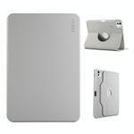 For iPad Pro 12.9 2022/ Air 13 2025 / 2024 ENKAY 360 Rotation TPU Leather Smart Tablet Case with Pen Slot(Grey)