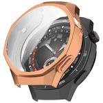 For Huawei Watch GT 5 Pro 46mm Electroplated TPU Full Coverage Watch Protective Case(Rose Gold)